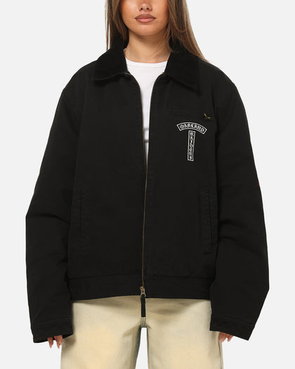Mitchell & Ness Las Vegas Raiders Workwear Jacket Washed Black