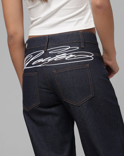Loiter Women's Low Waisted Baggy Denim Jeans