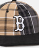New Era Boston Red Sox 'Multi Panel Plaid' 9FIFTY High Crown Strapback Plaid