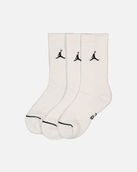 Jordan Unisex Jordan Everyday Cushioned Crew Socks 3 Pack White/Black