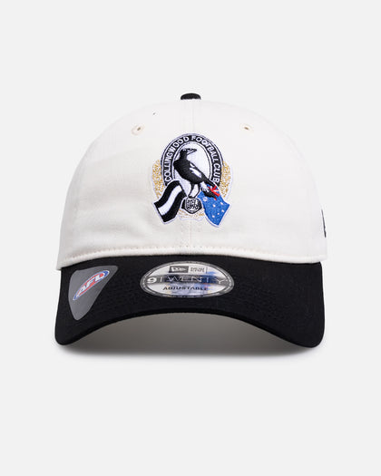 New Era Collingwood Magpies 'AFL 26 2 Tone Heritage' 9TWENTY Strapback White