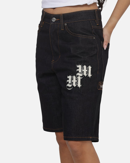 Carre x Disney M&F Denim Jorts Raw Indigo