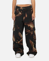 Saint Morta Rapture Cargo Pants Black/Orange