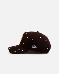 New Era San Diego Padres 'Embellishment' 9FORTY A-Frame Snapback Brown
