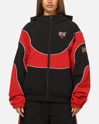 Mitchell & Ness Chicago Bulls Nylon Tracksuit Jacket Black/Red