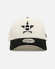New Era Houston Astros 'Easy Chrome Black' 9FORTY A-Frame Snapback Chrome/Black