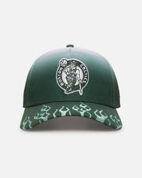 New Era Boston Celtics 'Sundyed Flames' 9FORTY A-Frame Snapback Pine Green