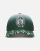 New Era Boston Celtics 'Sundyed Flames' 9FORTY A-Frame Snapback Pine Green