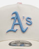 New Era Oakland Athletics 'Pastel' 9FORTY A-Frame Snapback Chrome White