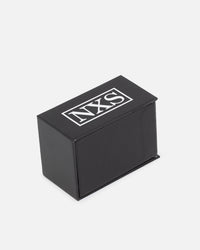 NXS Rose Signet Ring White Gold/Black
