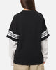 Mitchell & Ness Oakland Raiders Waffle Mock Layer Long Sleeve T-Shirt Black