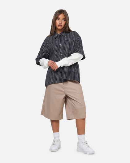 Carre Archive Layered Shirt Navy Plaid