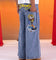 Ed Hardy Ultra Wide Leg Denim Jeans Light Wash Blue