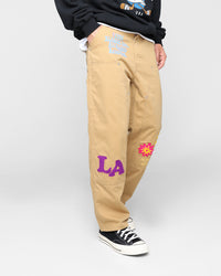 X-Large Daisy Double Knee Work Pants Khaki