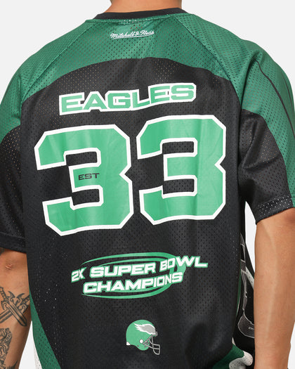Mitchell & Ness Philadelphia Eagles Warehouse Rave Jersey Black/Green