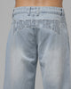 Loiter Women's Impact Low Waisted Jeans Washed Denim