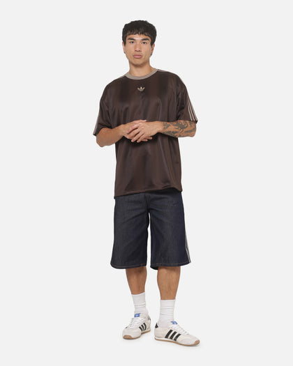 Adidas Jacquard Jersey T-Shirt Coffee