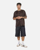 Adidas Jacquard Jersey T-Shirt Coffee