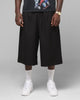 Loiter x Sonic Pleated Shorts Black