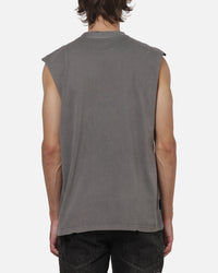 Saint Morta Medievil Oversized Muscle T-Shirt Washed Charcoal