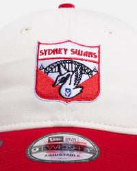 New Era Sydney Swans 'AFL 26 2 Tone Heritage' 9TWENTY Strapback White