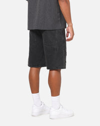 Saint Morta Amplus Distressed Jorts Black Shadow