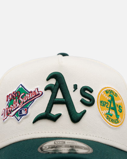 New Era Oakland Athletics 'World Series Logo' 9FORTY A-Frame Snapback Chrome