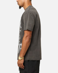 Saint Morta Ride Or Die Boxy T-Shirt Black Wash