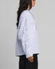 Loiter Western Long Sleeve Button Up Shirt Blue/White