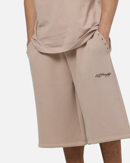Ed Hardy Vandal Sweat Shorts Mushroom
