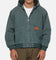 Carre Sherpa Lined Hoodie Forest Green