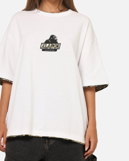 X-Large Double Layer Gorilla Fit T-Shirt White