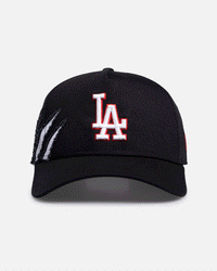 New Era Los Angeles Dodgers 'Glow Scratch' 9FORTY A-Frame Snapback Black