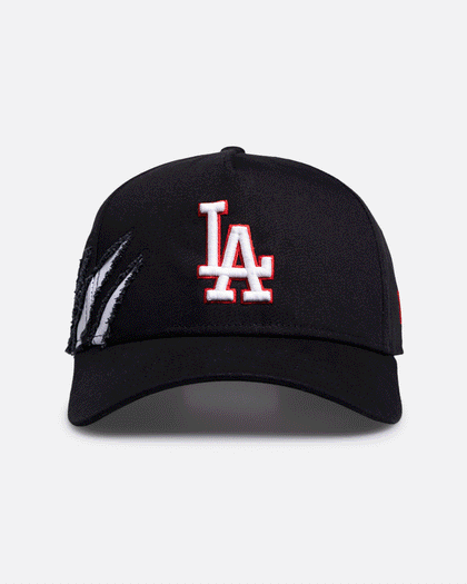New Era Los Angeles Dodgers 'Glow Scratch' 9FORTY A-Frame Snapback Black