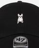 47 Brand French Bulldog 'Dog Collection' 47 Clean Up Strapback Black