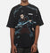 73Studio x Avatar: The Last Airbender Azula All Over Print T-Shirt Black Acidwash