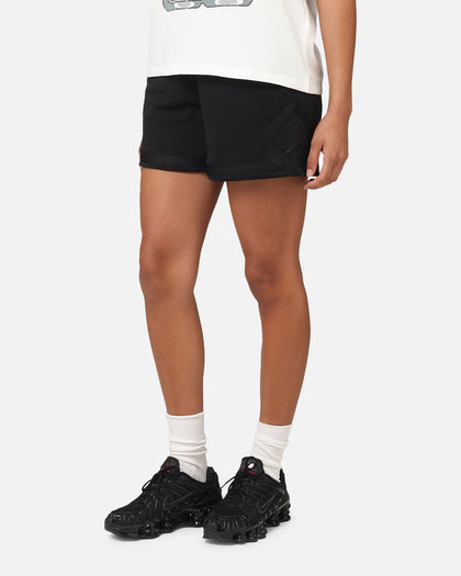 Jordan Women's Flight Fleece Diamond Shorts Midnight Navy