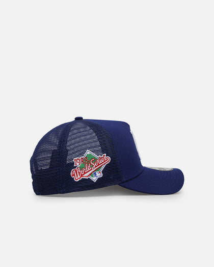 New Era Los Angeles Dodgers 'Team Color' 9FORTY A-Frame Trucker Snapback OTC
