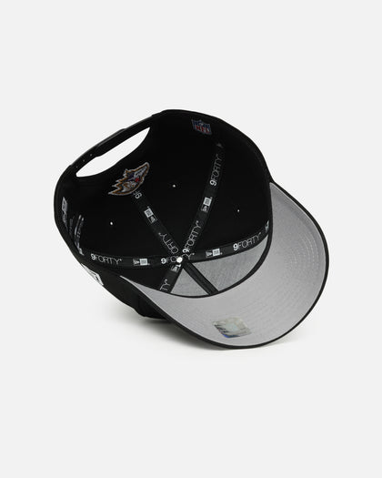 New Era Baltimore Ravens 'Upside Down Logo' 9FORTY A-Frame Snapback Black