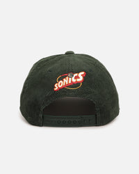 Mitchell & Ness Seattle SuperSonics 'Retro' Deadstock Corduroy Snapback Green