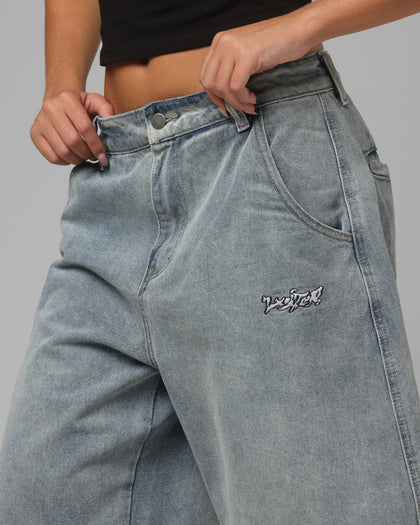 Loiter Star Born Jorts Light Blue