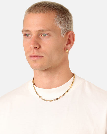 Saint Morta Wide Hoop Earring Gold