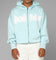 Loiter Cloud 9 Zip Hoodie Light Blue