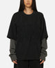 Saint Morta Crested Wing Long Sleeve Layered T-Shirt Vintage Black