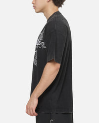 Saint Morta Devotion Boxy T-Shirt Washed Black