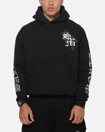 Saint Morta Alter Boxy Hoodie Black