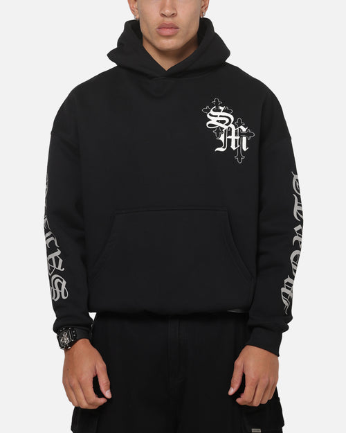 Saint Morta Alter Boxy Hoodie Black