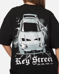 Key Street Lightning T-Shirt Black