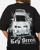 Key Street Lightning T-Shirt Black