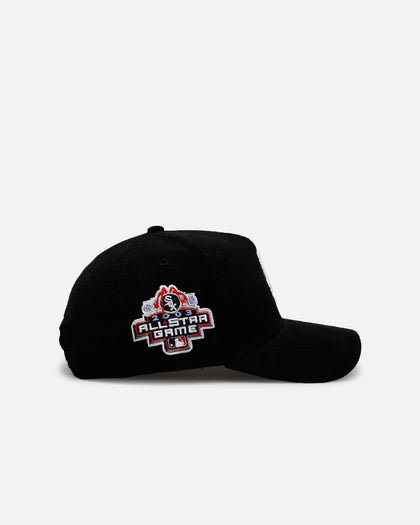 New Era Chicago White Sox 'Black Cord' 9FORTY A-Frame Corduroy Snapback Black